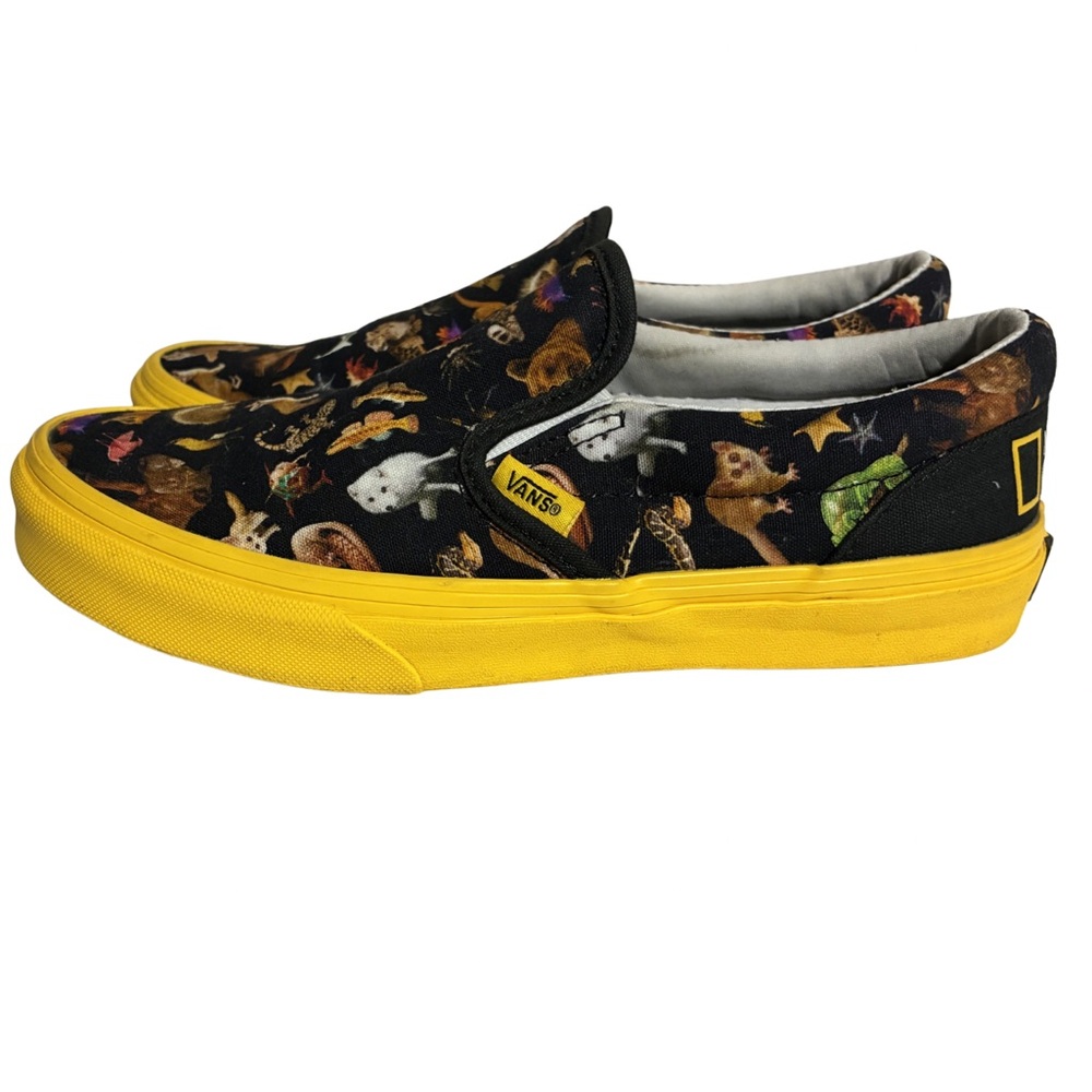 RARE Vans Limited Edition National Geographic Women 6.5/Big Kids 5 - Picture 10 of 11